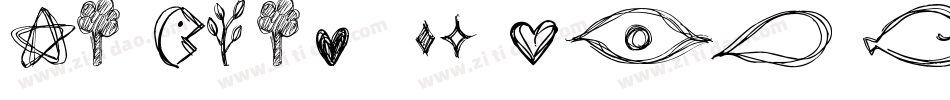 Go around the books Arrows字体转换